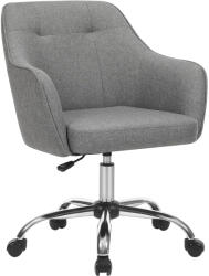 Brius Scaun birou ergonomic reglabil inaltime spatar capitonat, 65x69x93 cm, maxim 120 kg, gri (EZ-OBG019G01)