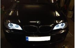  BMW E46 facelift coupe cabrio 105mm CCFL fénycsöves fehér angel eye