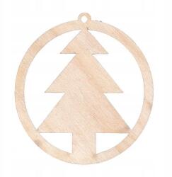 Loveart Rétegelt Lemezből Készült Dekoráció 6cm-es karácsonyfa medál (1001)