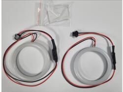  Univerzális 85mm 240SMD LED OPAL fehér angel eye szett