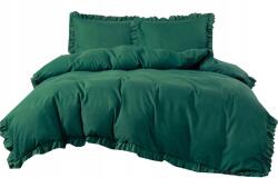 Strefa Spania Ágynemű garnitúra 160x200 zöld fodros (POS-160X200-FFB-2595)