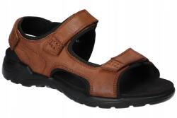 American Club CY148 Masszív, Eredeti Bőr Férfi Szandál, Barna, 43-as méret (CY148)