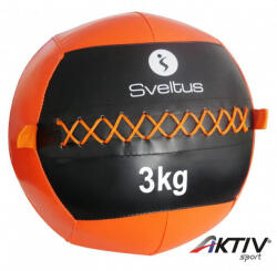 Sveltus Wall ball Sveltus 3 kg fekete-narancs (4903)