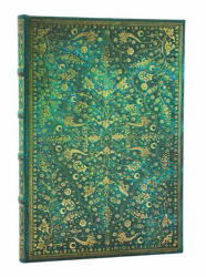 Paperblanks butikkönyv, Nature’s Grace, Emerald Flower, Midi, von. MEGSZ (PB1315-1)