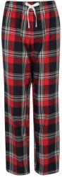 SF (Skinnifit) Pantaloni de pijama din flanelă pentru femei - Roșie / albastru închis | XL (SK083-1000224159)