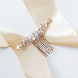 Kokonet Arany színű, glamour stílusú Hajfésű, csillogó, elegáns, sikkes, wow! (ZŁOTY grzebyk do włosów delikatny)