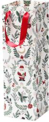 Rössler italtasak (35x11, 5x9, 5cm) fehér, zöld karácsonyi minták Joyful karácsonyi (5) (13638577000)