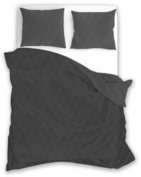 Faro Ágynemű garnitúra 160X200+2x70X80 mikroszálas szatén grafit mintás (MIKROFIBRA SATYNOWA 006)