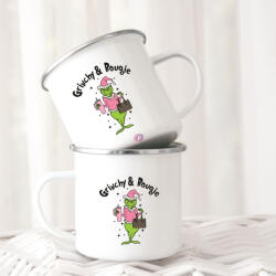 Deconline Crafts Grincs Halloweeni FÉM bögre, "Grinchy Boogie" 360ml (DO59416-ALU-MUG)