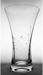 D&D Üveg váza swarovski dísszel 250mm átlátszó (8588006068290)