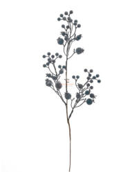Decoration & Design Kökény ág műanyag 55 cm kék karácsonyi dekorációs kellék (DD53620)