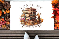 Deconline Crafts Halloween mintás Szőnyeg "Just a girl who. . . " 60X40 cm (DO126178-17-RUG-60x40)