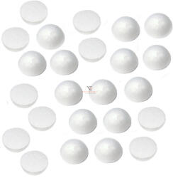D&D Gömb hungarocell gömb fél 5, 7cm fehér 12 db/szett (DD38443)