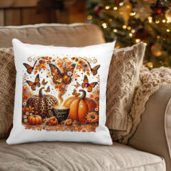 Deconline Crafts Őszi mintás Párnahuzat "Pumpkin Spice Season" 40x40 cm (DO126181-PILLOW)