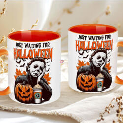 Deconline Crafts Halloween mintás bögre Péntek 13 Narancs (DO126130-ORANGE-MUG)