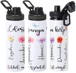 Deconline Crafts Egyedi neves Anyák napi Kulacs 850 ml "Anya kertje" HD (DO133006-850ML)