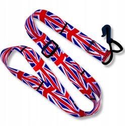 Kazoo Polska Uk ukulele szíj piros sötétkék univerzális nylon állítható (padu03)