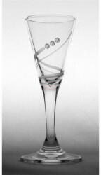 D&D Kristály pohár swarovski dísszel pálinka 25ml 6 db-os Luxury (8588006068757)