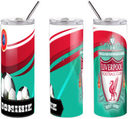 Deconline Crafts LIVERPOOL fém duplafalú pohár egyedi névvel 600 ml tumbler (DO59996-LIVERPOOL-600ML-TUMBLER)