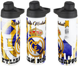 Deconline Crafts Exkluzív REAL MADRID fém kulacs egyedi névvel 750 ml "Hala Madrid (DO59998-BOTTLE)