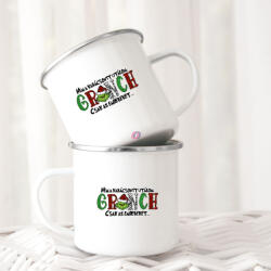 Deconline Crafts Grincs Halloweeni FÉM bögre, "Nem a karácsonyt utálom. . . " 360ml (DO59420-ALU-MUG)