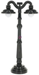 Decoration & Design Kandeláber műanyag 12 cm fekete (DD69790)