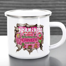 Deconline Crafts Grincs Fém bögre "Cindy Lou" 360 ml (DO129189-ALU-MUG)