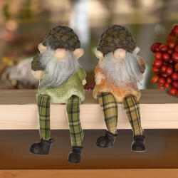 D&D Manó lógólábú kerámia 7, 5x7, 5x18cm zöld, narancs 2 féle (DD62058)