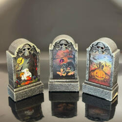 D&D Világító halloweeni lámpás 11, 5 cm 3féle, vegyesen küldjük (DD67817)