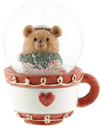 Decoration & Design Rázógömb csészében, macival poly, üveg 6, 5x5, 5 cm színes (DD69896)