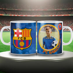 Deconline Crafts FC BARCELONA keramia bögre egyedi fényképpel 300 ml (DO59997-CERAMIC-MUG-BARCA)