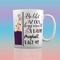 Deconline Crafts Bögre - Mi az oka, hogy nincs itt a kávém? - Az ördög Prada-t visel, 3dl (DO59202)