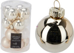 Koopman Karácsonyi üveggömb szett - 16 db-os 35 mm pezsgő (ARB102160)