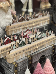 QX-IMP Prémium Fa adventi kalendárium 12x35 cm Téli táj 3 féle (060894)