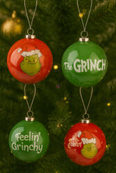 PMS Prémium GRINCH® Karácsonyfadísz szett 4 db-os 75 mm (305028)