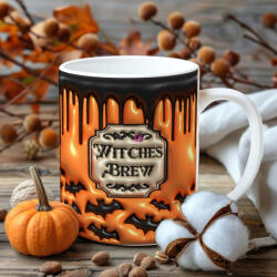 Deconline Crafts Halloween mintás bögre "Witches brew (DO126168-CERAMIC-MUG)