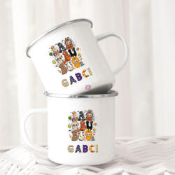 Deconline Crafts Egyedi neves LABUBU Halloweeni FÉM bögre, "Autumn labubu" 360ml (DO59408-ALU-MUG)