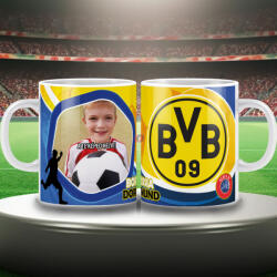 Deconline Crafts BORUSSIA DORTMUND keramia bögre egyedi fényképpel 300 ml (DO59997-CERAMIC-MUG-BVB)