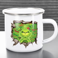 Deconline Crafts Grincs Fém bögre "Green Grinch" 360 ml (DO129208-ALU-MUG)