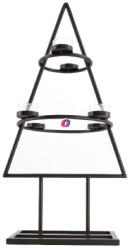 Decoration & Design Mécsestartó állvány fém 30, 5x22, 5x58cm fekete (46063074)