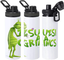 Deconline Crafts XL Egyedi feliratos Kulacs 850 ml "XY a Grincs" HD (DO129219-850ML)