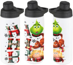 Deconline Crafts Grincs mintás Kulacs 750 ml "Ho Ho Ho" HD (DO129221-750ML)