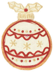 Decoration & Design Mézeskalács karácsonyfadísz, gömb formájú 5, 4x1, 4x7, 2 cm (DD70495)