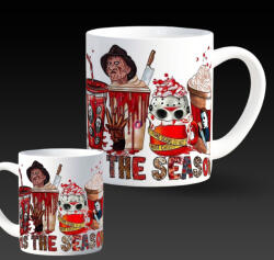 Deconline Crafts Halloween mintás bögre Horror Stars "Tis The Season" kerámia (DO126129)