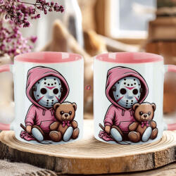 Deconline Crafts Őszi mintás bögre 3D pufi hatású "Spooky Season" rózsaszín (DO69339-PINK-MUG)