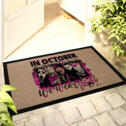 Deconline Crafts Halloweenii lábtörlő 40x60 cm "Pink October (DO126187-DOORMAT-60x40)