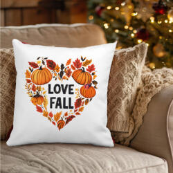 Deconline Crafts Őszi mintás Párnahuzat ""Love fall" 40x40 cm (DO126178-6-PILLOW)