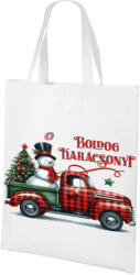 Deconline Crafts Karácsonyi ajándéktáska "Boldog karácsonyt teherautó" 40x38 HD (DO129192-SHOPPING-BAG-40x38)