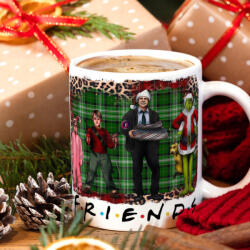 Deconline Crafts Reszkessetek betörők bögre, "Friends" 300ml fehér (DO129158-CERAMIC-MUG)