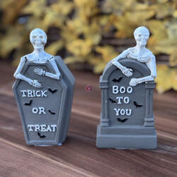 PPM Halloween Síremlék Csontvázak - 2 féle, 14 cm (975177)